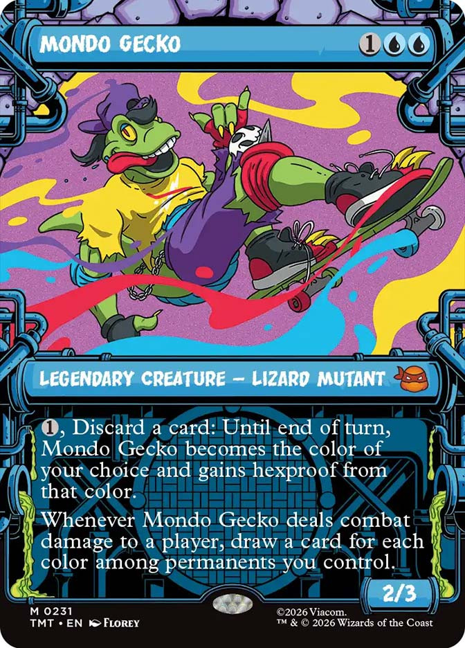 チャンダリスモ・イルストラード/Gecko Turner ゲコ・ターナー：未開封 Mondo Gecko | Teenage Mutant Ninja Turtles | Star City Games