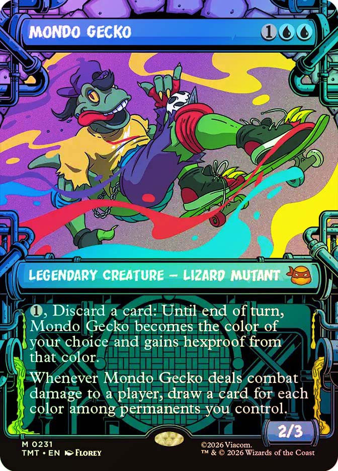 チャンダリスモ・イルストラード/Gecko Turner ゲコ・ターナー：未開封 Mondo Gecko | Teenage Mutant Ninja Turtles | Star City Games