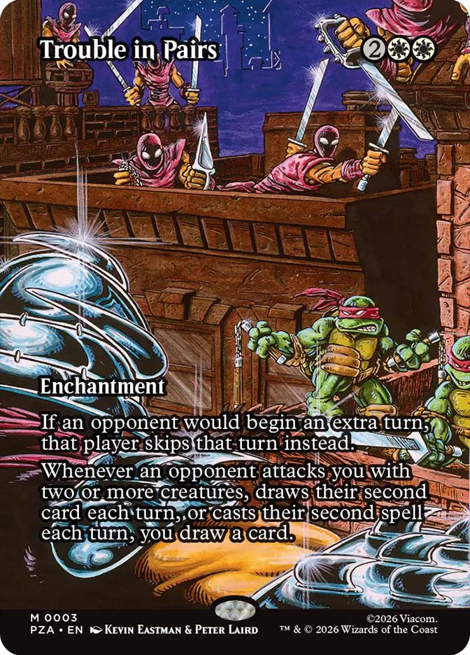 MTG　つるむ面倒/Trouble in Pairs Trouble in Pairs | Teenage Mutant Ninja Turtles Source Material