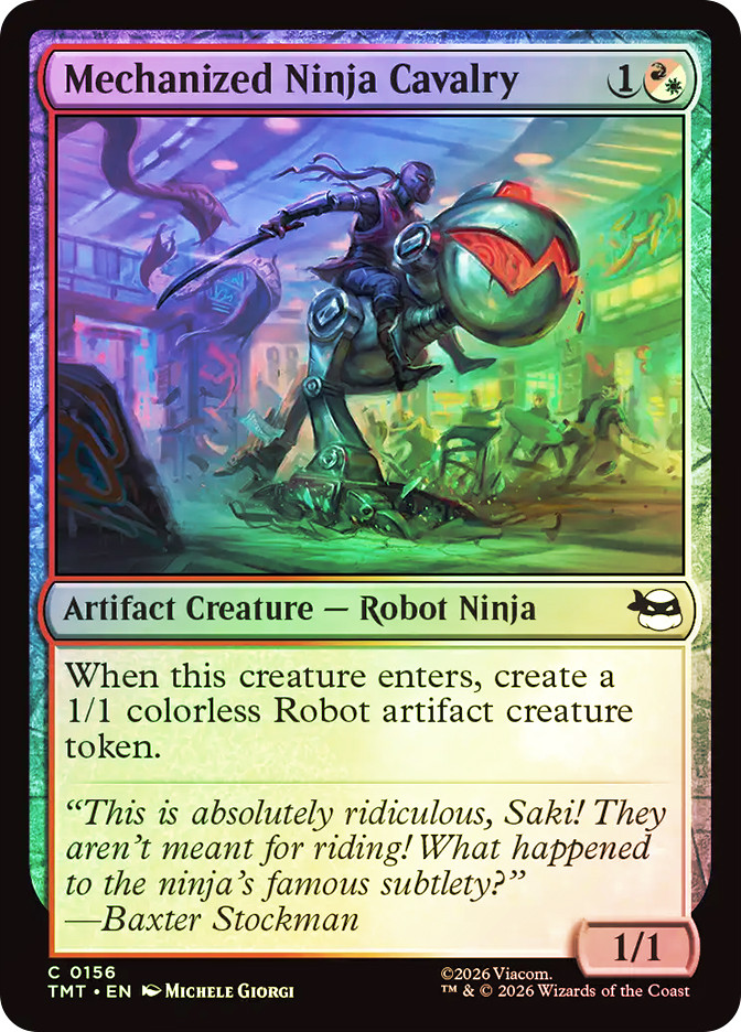 MTG ビビ Mechanized Ninja Cavalry | Teenage Mutant Ninja Turtles | Star