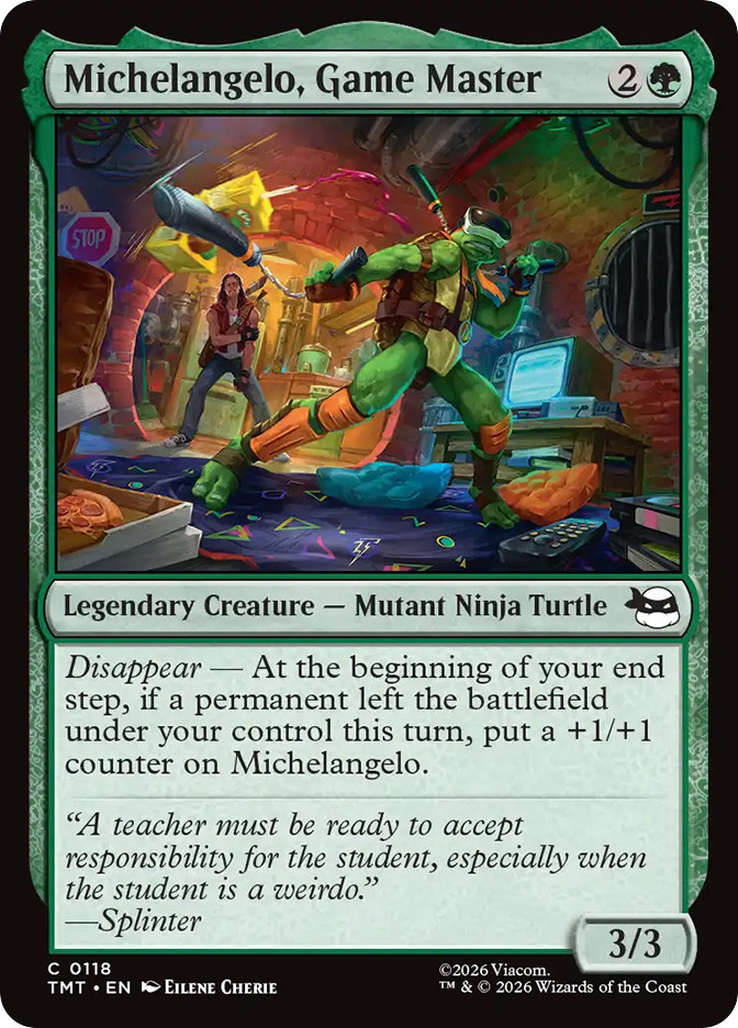 Michelangelo, Game Master | Teenage Mutant Ninja Turtles | Star