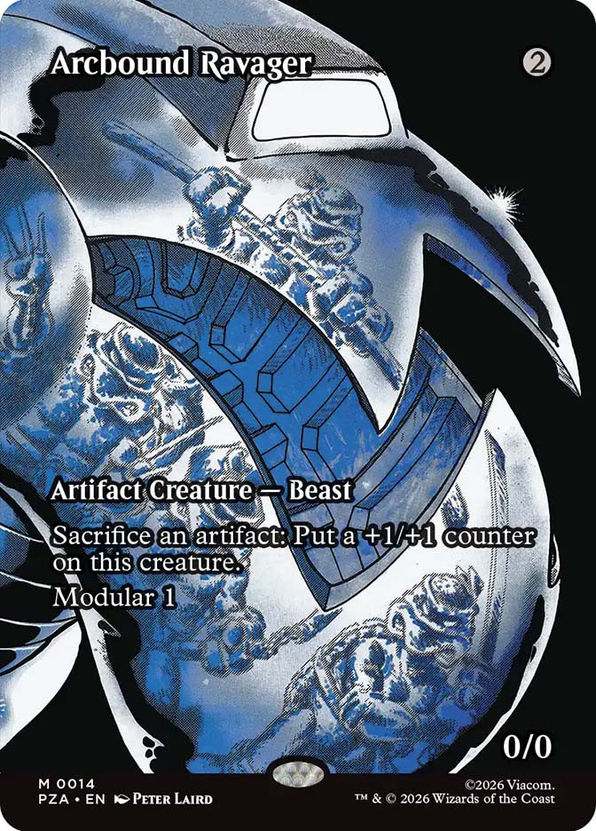 電結の荒廃者 Arcbound Ravager プロモ　Artist proof Arcbound Ravager | Teenage Mutant Ninja Turtles Source Material