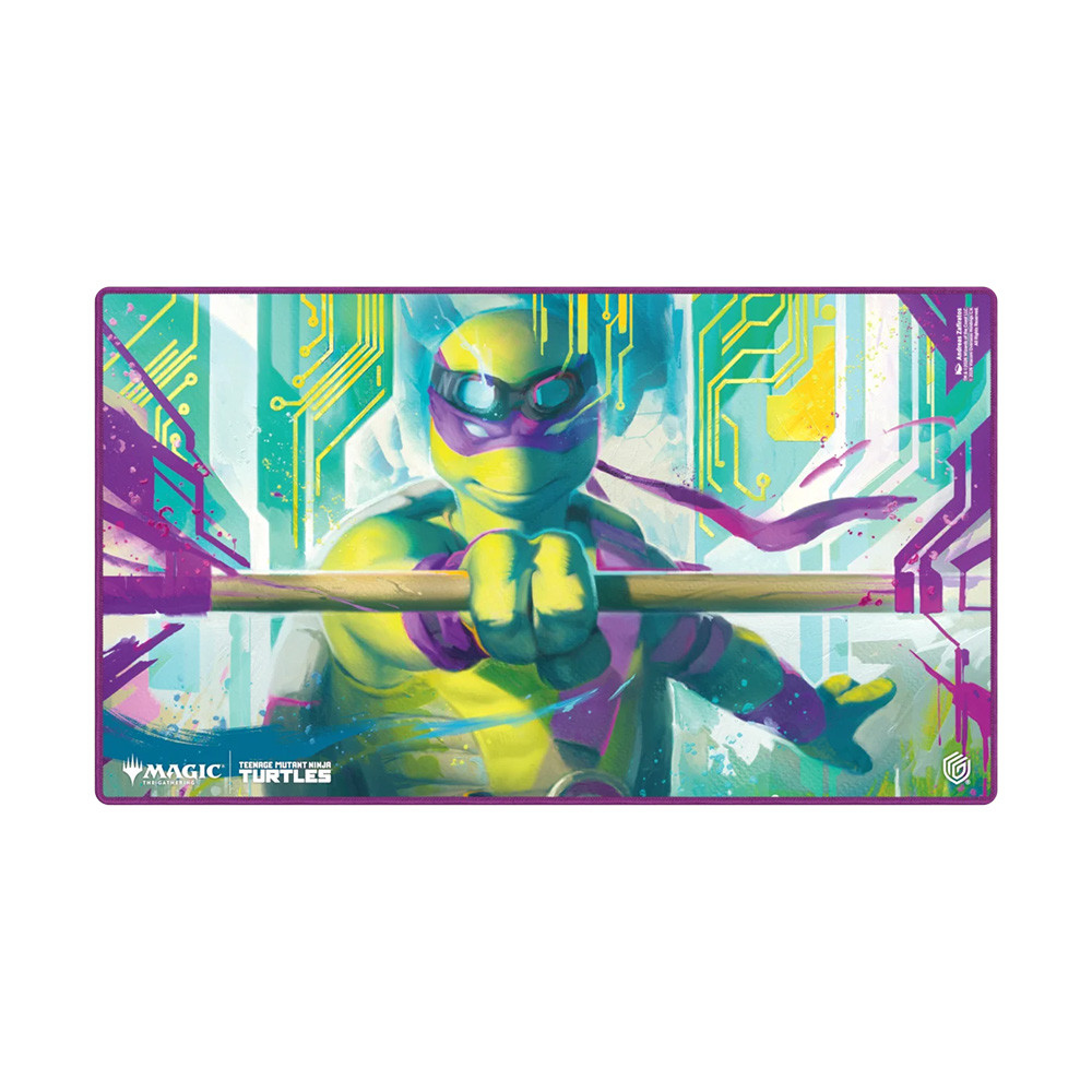 劇レアマット素材TMNT 【ニンジャタートルズ】Donatello 変形ギミック Ultimate Guard Stitched Playmat - Teenage Mutant Ninja Turtles