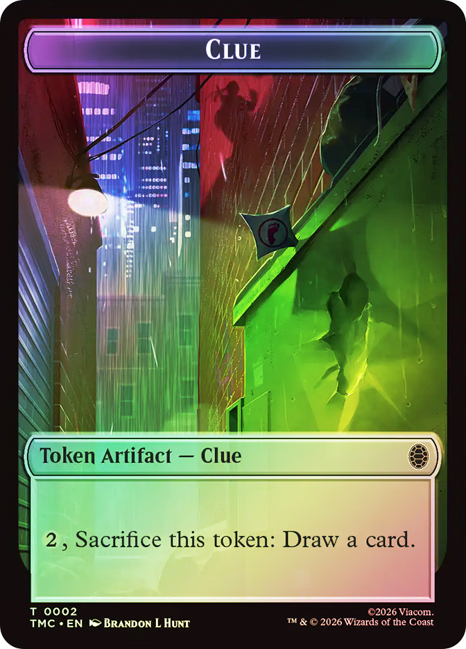 clue cards mtg Magic: The Gathering Ravnica: Edition {Clue Token} // {Treasure Token}