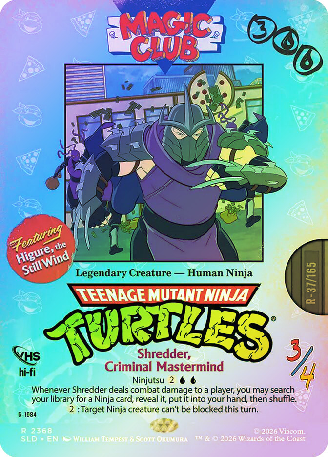Higure, the Still Wind (Shredder, Criminal Mastermind) (Teenage