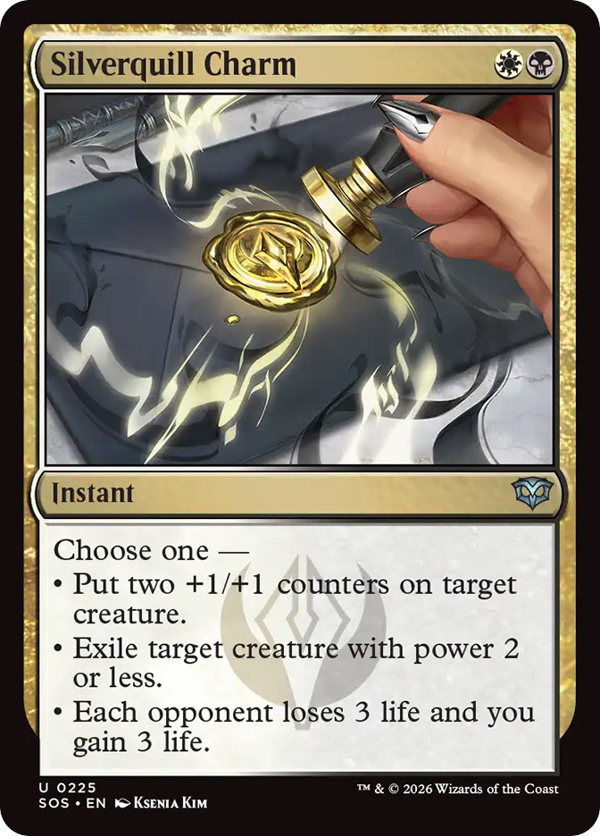 Silverquill Charm [SGL-MTG-SOS-225-ENN]