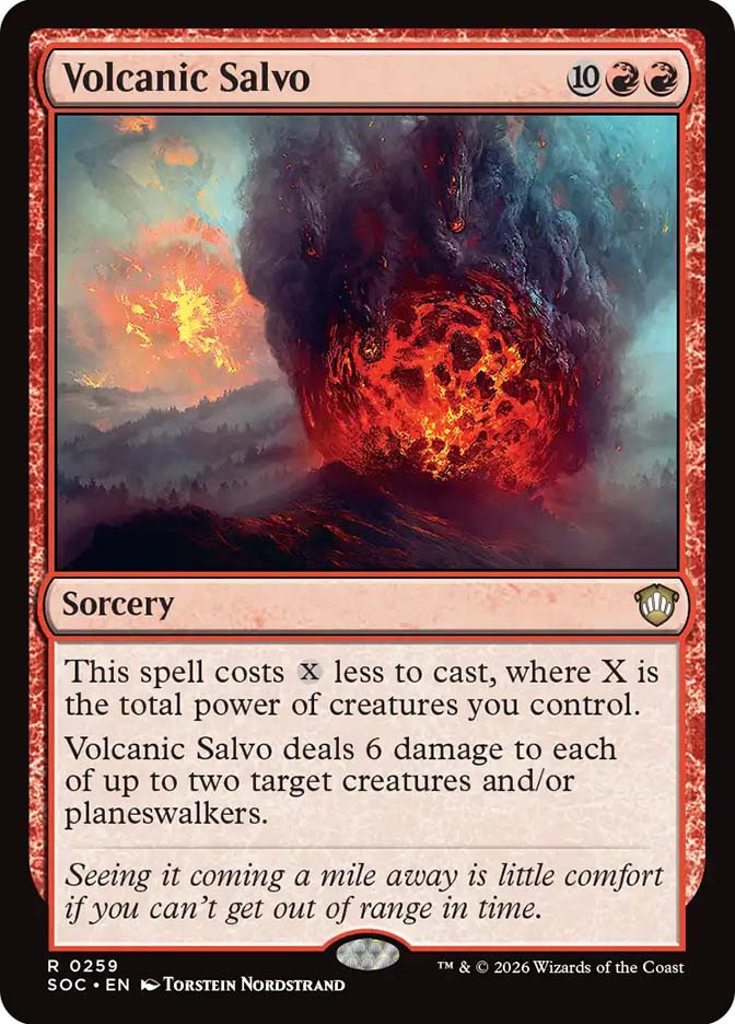 Volcanic Salvo | Secrets of Strixhaven Commander | Star City Games
