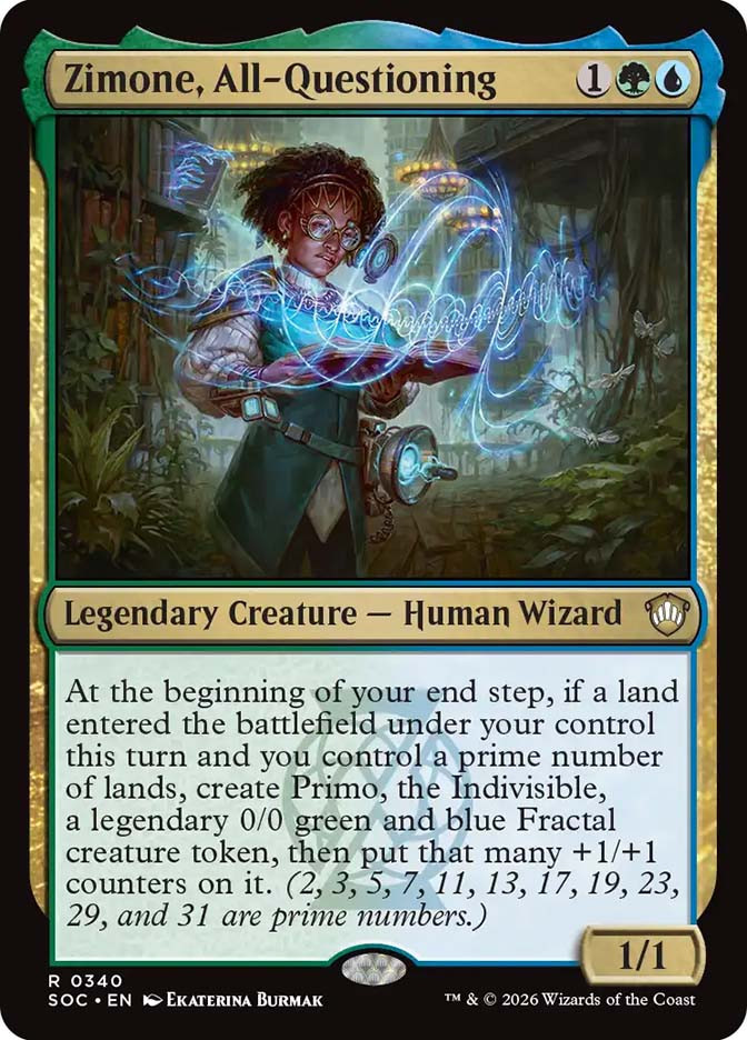 Zimone, All-Questioning | Secrets of Strixhaven Commander | Star