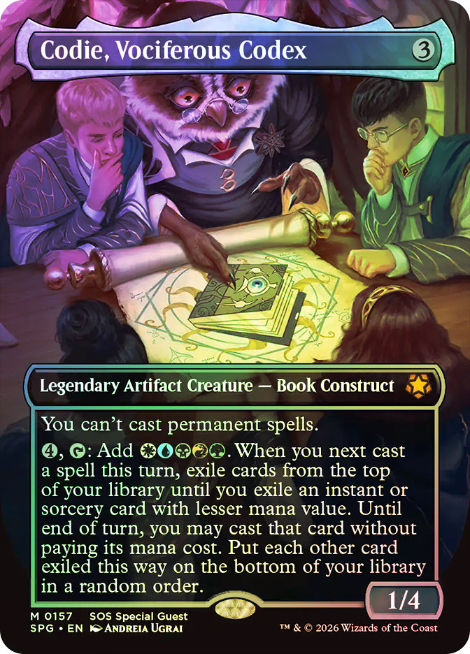 mtg card codex MTG Commander's Codex main image 1