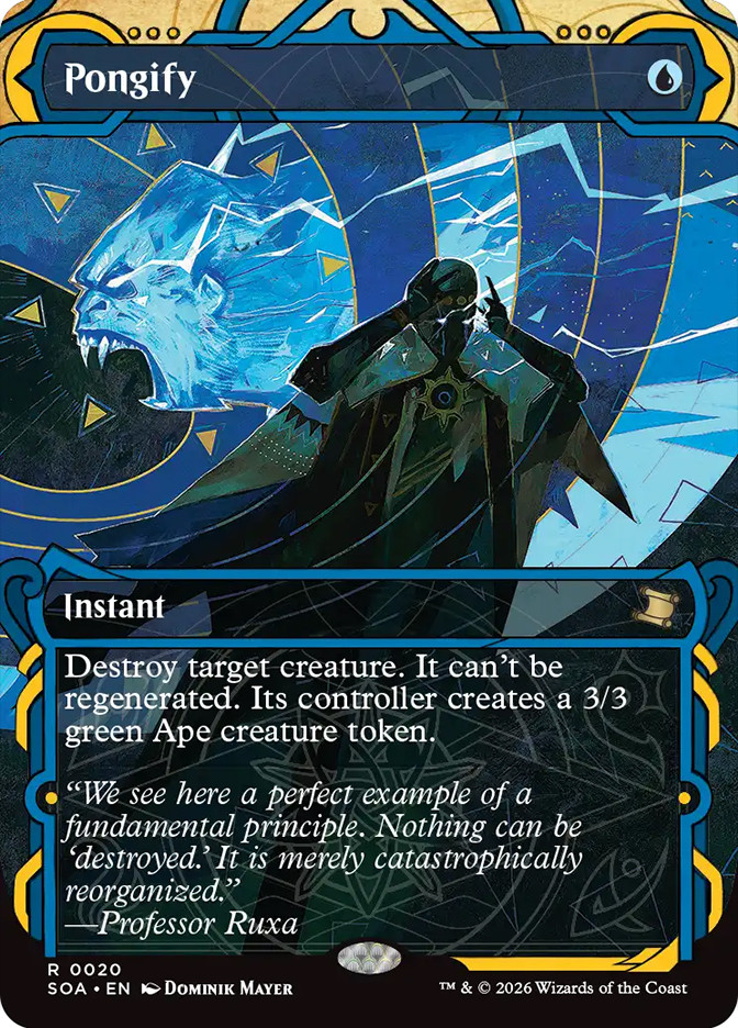mtg cards like pongify pongify" or !"rapid hybridization" or !"reality shift" Scryfall Magic: The Gathering Search Pongify x1 MTG Planar Chaos