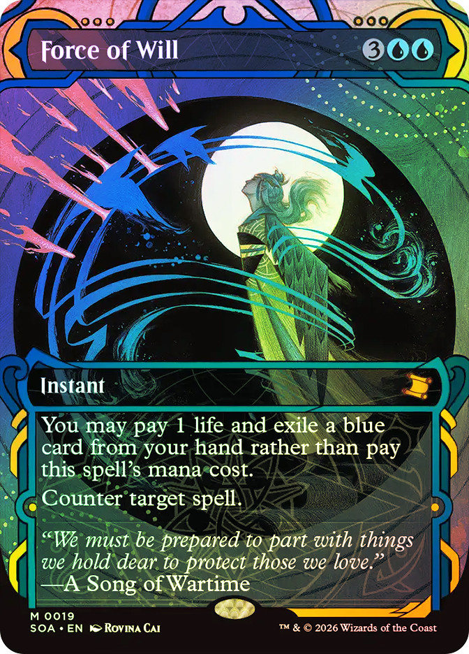 ほ*る様 mtgレガシー　引退品Force of Will 等 Force of Will • Dominaria Remastered (DMR) #50