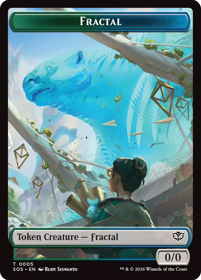 fractal cards mtg token 0/0 - MTG Token Selector(.legalities Fractal Token | Strixhaven: School