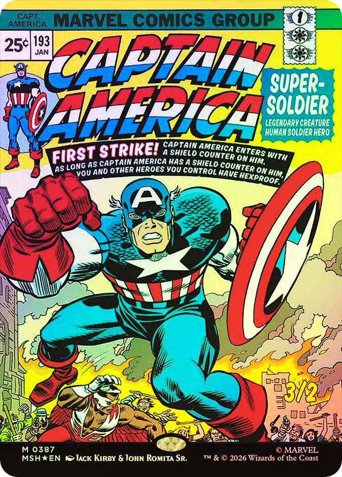 マジック：ザ・ギャザリング MTG Captain America Super Soldier Captain America, Super-Soldier | Marvel Super Heroes | Star City Games