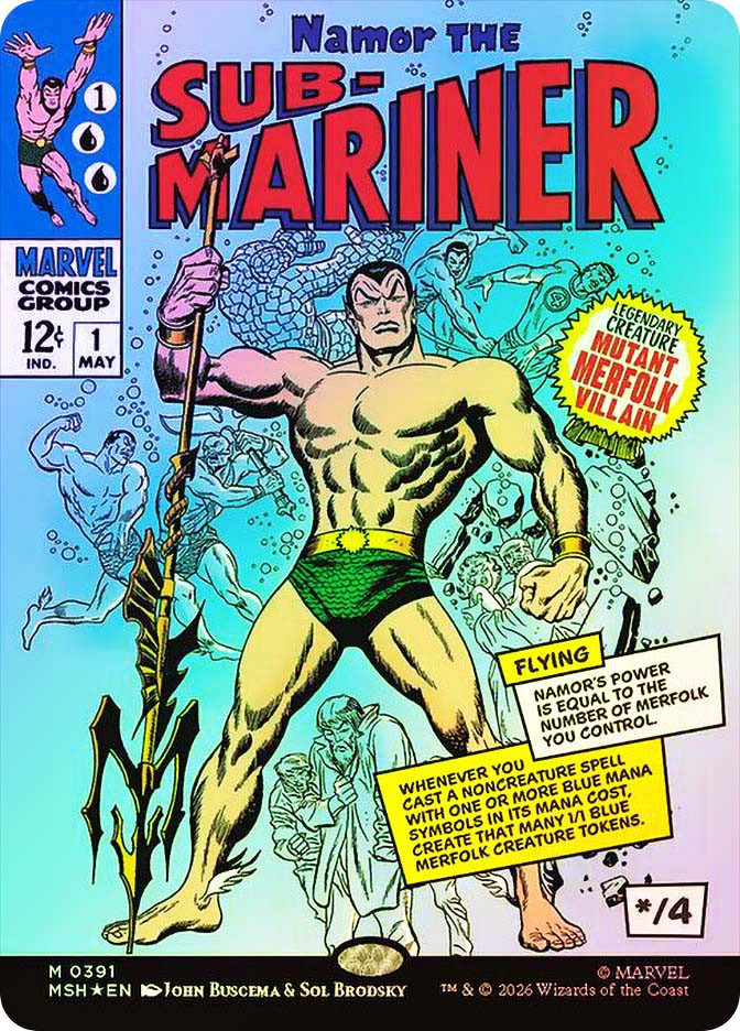 MTG Namor The Sub-Mariner サブマリナー、ネイモア Namor the Sub-Mariner | Marvel Super Heroes | Star City Games