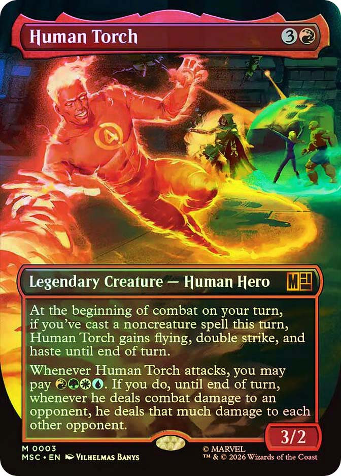 Human Torch | Marvel Super Heroes Commander | Star City Games