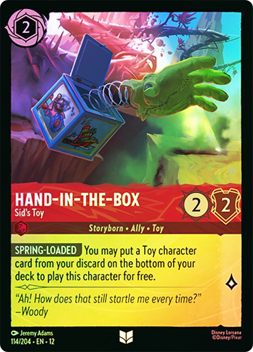 「トイストーリー　シドの部屋 ハンドインザボックスHand-in-the-Box Hand-in-the-Box - Sid's Toy | Wilds Unknown | Star City Games