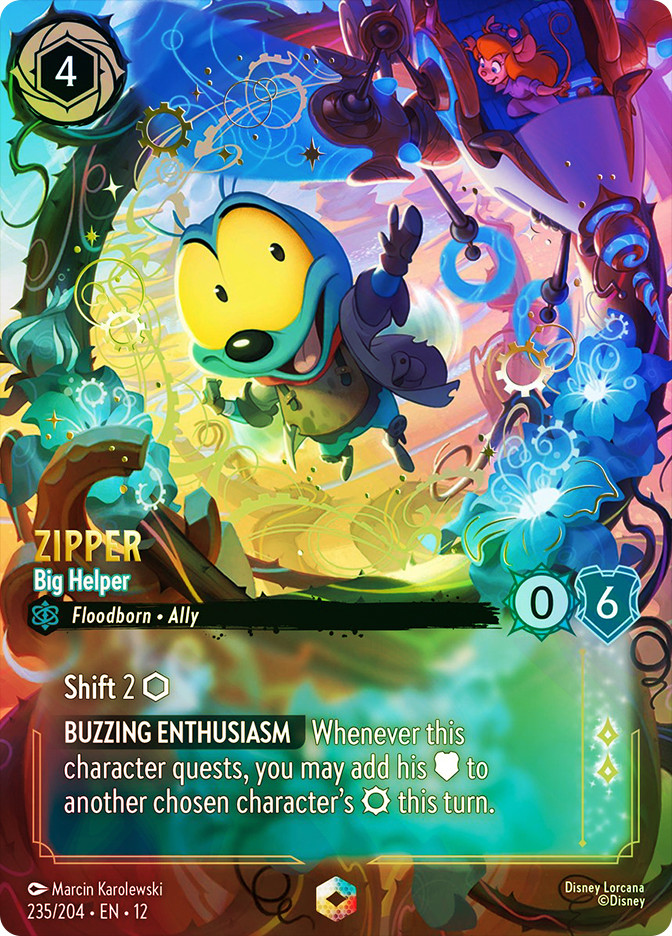 ジッパー ヘビー級の助っ人 エンチャンテッド Lorcana Zipper - Big Helper | Wilds Unknown | Star City Games