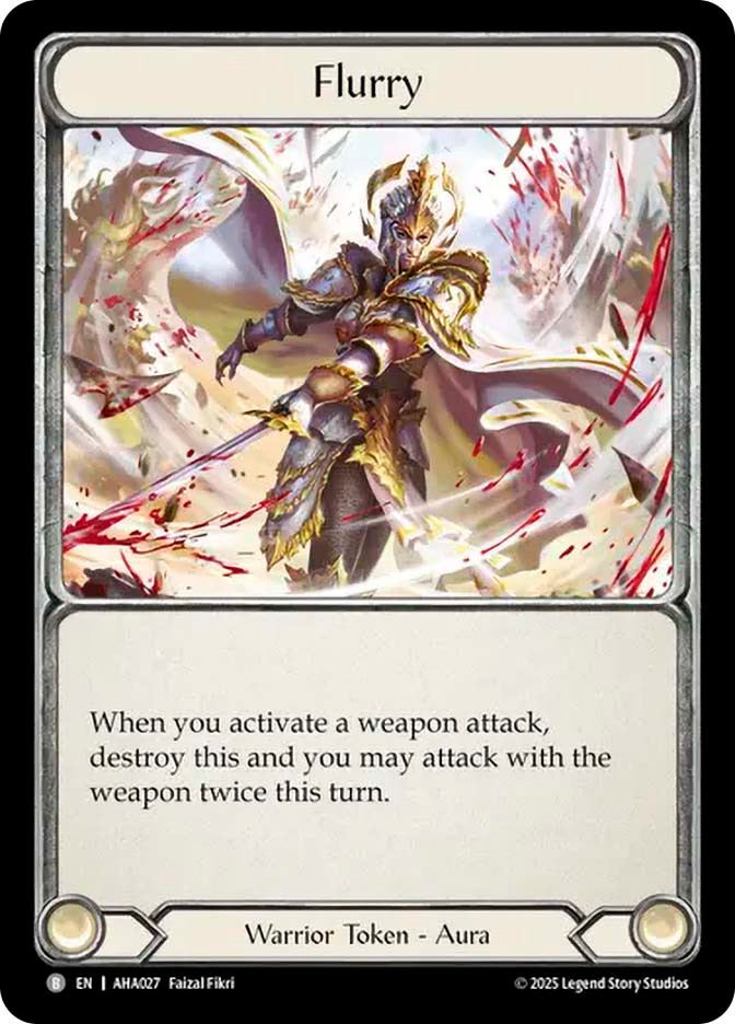 Flesh and Blood Blade Flurry 3枚セット FaB Flurry | Armory Deck Origins: Hala | Star City Games