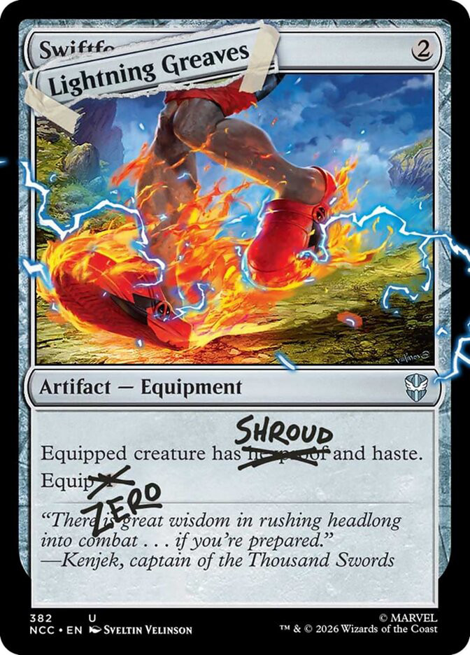 Lightning Greaves (#0382) (Marvel) | Secret Lair Drop | Star City