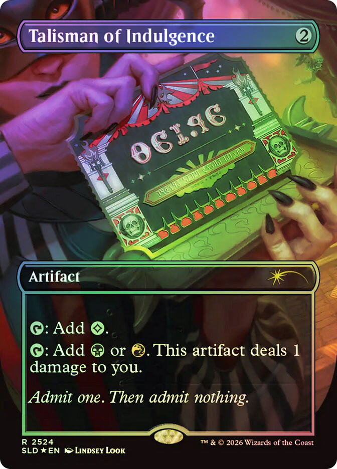 MTG 耽溺のタリスマン Talisman of Indulgence foil Talisman of Indulgence (#2524) | Secret Lair Drop | Star City Games