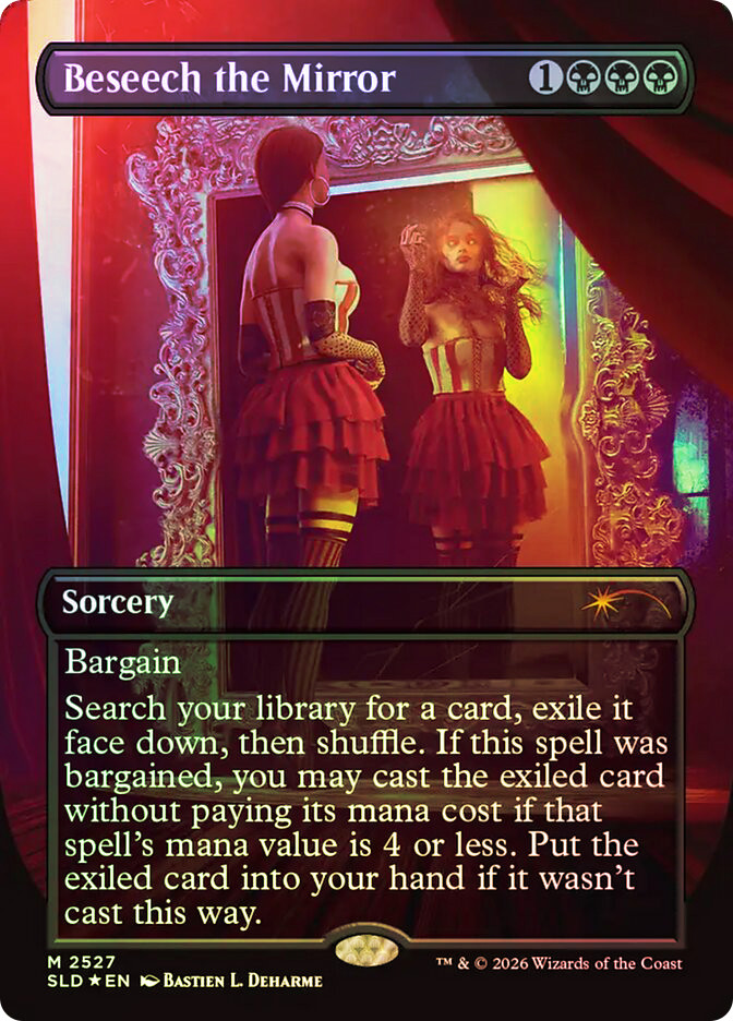 Beseech the Mirror/鏡に願いを FOIL SLD MTG Beseech the Mirror | Secret Lair Drop | Star City Games