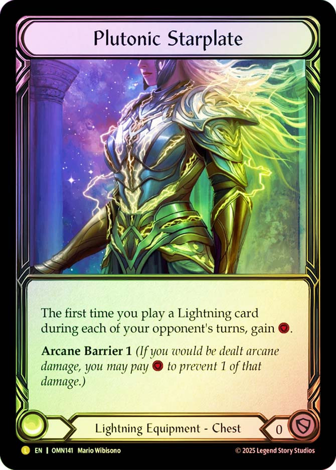 Plutonic Starplate 冥王星の星鎧 L OMN141 FaB Plutonic Starplate | Omens of the Third Age | Star City Games