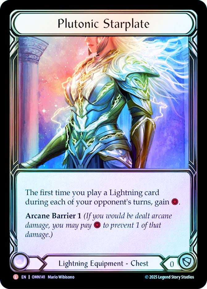 Plutonic Starplate 冥王星の星鎧 L OMN141 FaB Plutonic Starplate | Omens of the Third Age | Star City Games