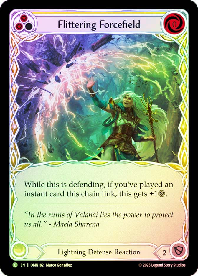Flittering Forcefield (Yellow) | Omens of the Third Age | Star