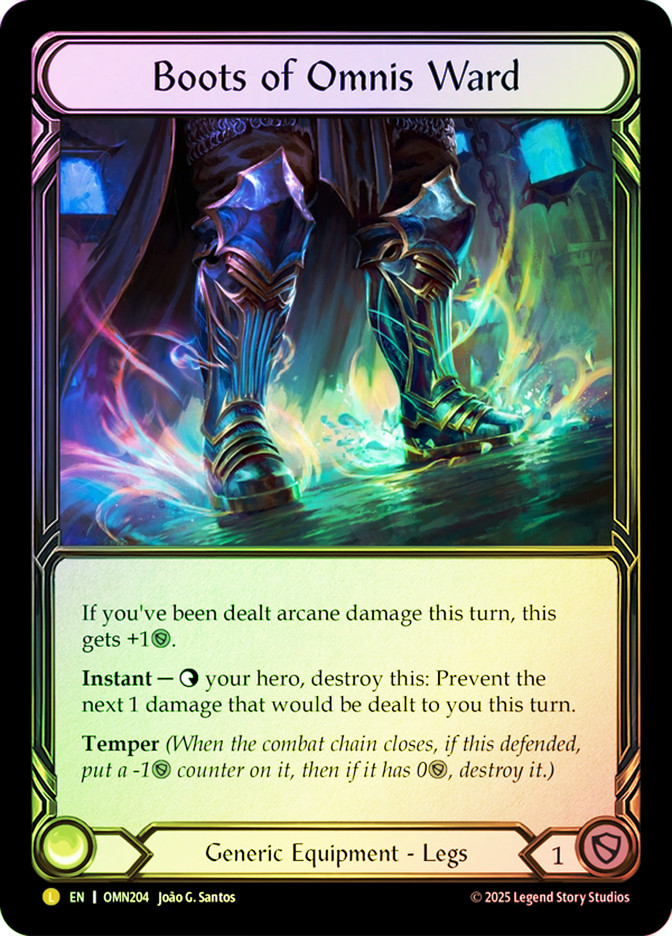 Boots of Omnis Ward | Omens of the Third Age | Star City Games