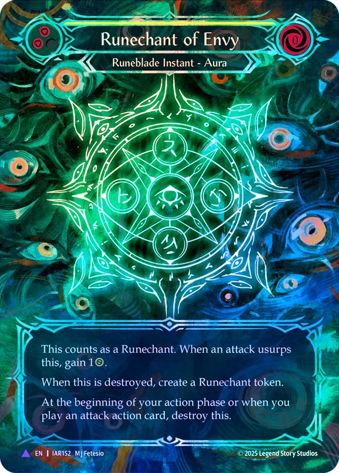 FAB 嫉妬のルーン陣/Runechant of Envy IAR MCF英語版 Runechant of Envy | Omens of the Third Age | Star City Games