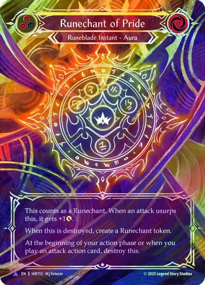 fab 【EN】Runechant of Pride / 傲慢のルーン陣　RF Runechant of Pride | Omens of the Third Age | Star City Games
