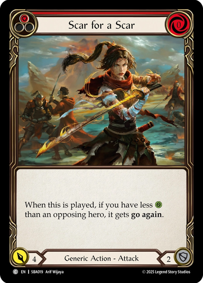Scar for a Scar (Red) | Briar Silver Age Deck | Star City Games