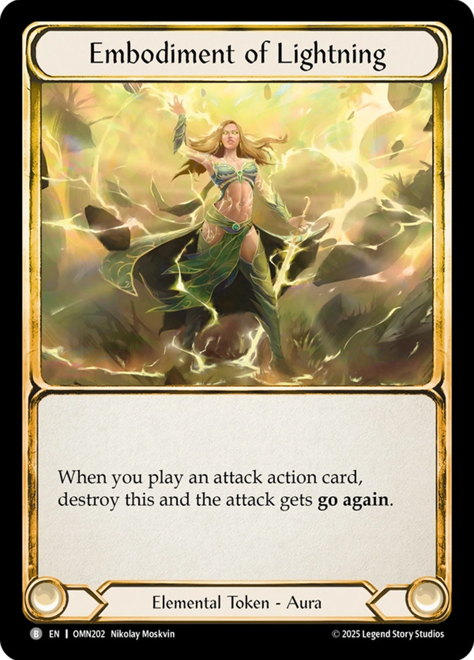 Embodiment of Lightning // Lightning Flow | Omens of the Third Age