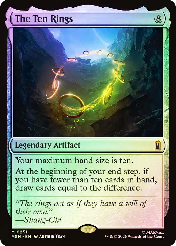 MTG テン・リングス The Ten Rings 英語　FOIL 4枚セット The Ten Rings | Marvel Super Heroes | Star City Games