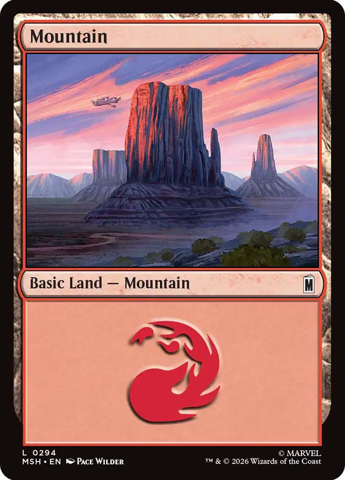 mtg mountain cards [SGL-MTG-MSH-294-ENN] All cards will be carefully packed for safe transit Mountain MTG - Jurassic World