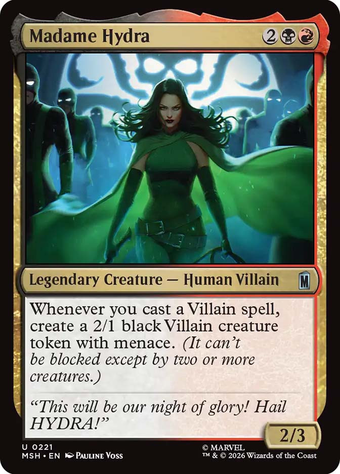 hydra cards mtg Genesis [Iconic Masters] From the Journey into Nyx set. Madame Hydra [SGL-MTG-MSH-221-ENN]