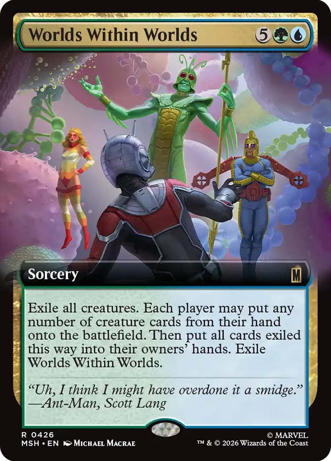 mtg worlds cards Commander EDH Atarka, World Render 100 Magic Custom Moonveil Games then puts all cards revealed this way that werent put onto the battlefield on the bottom of their library. 1996 World Champion, Special Occasion