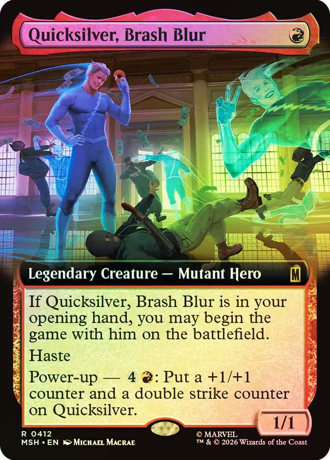 Quicksilver, Brash Blur | Marvel Super Heroes | Star City Games