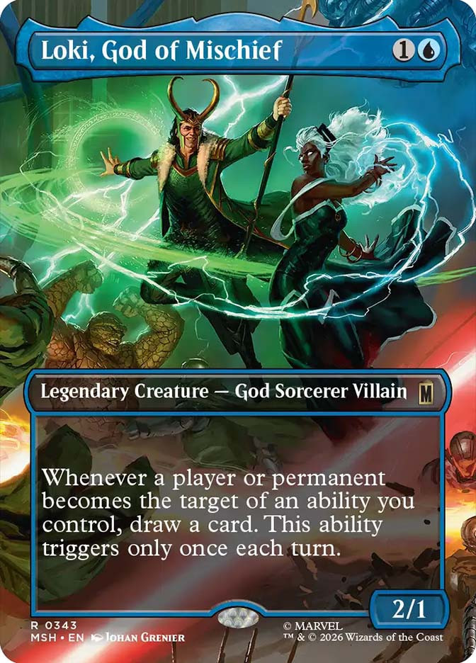 無法の王、ロキ/Loki, Lord of Misrule foil Loki, God of Mischief | Marvel Super Heroes | Star City Games