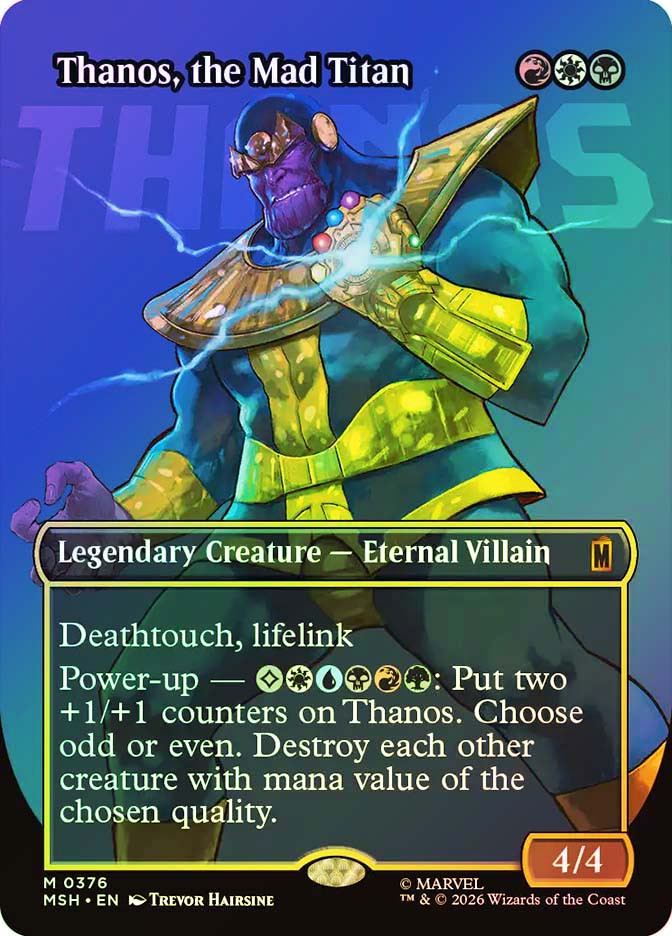 Thanos, the Mad Titan | Marvel Super Heroes | Star City Games
