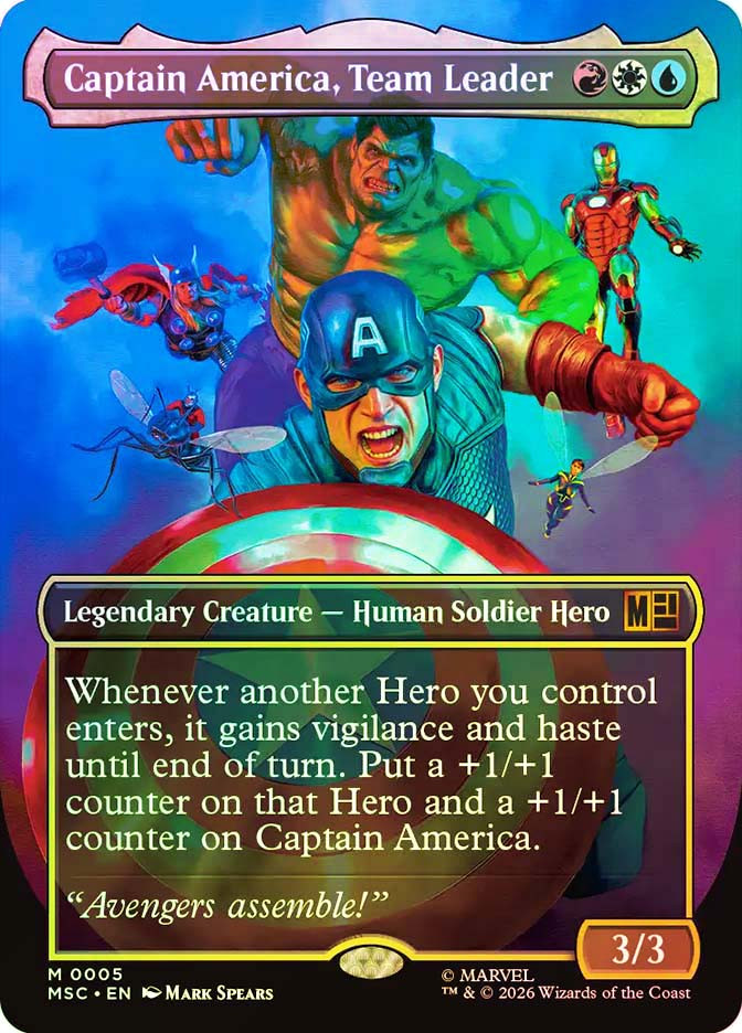 Captain America, Team Leader | Marvel Super Heroes Commander