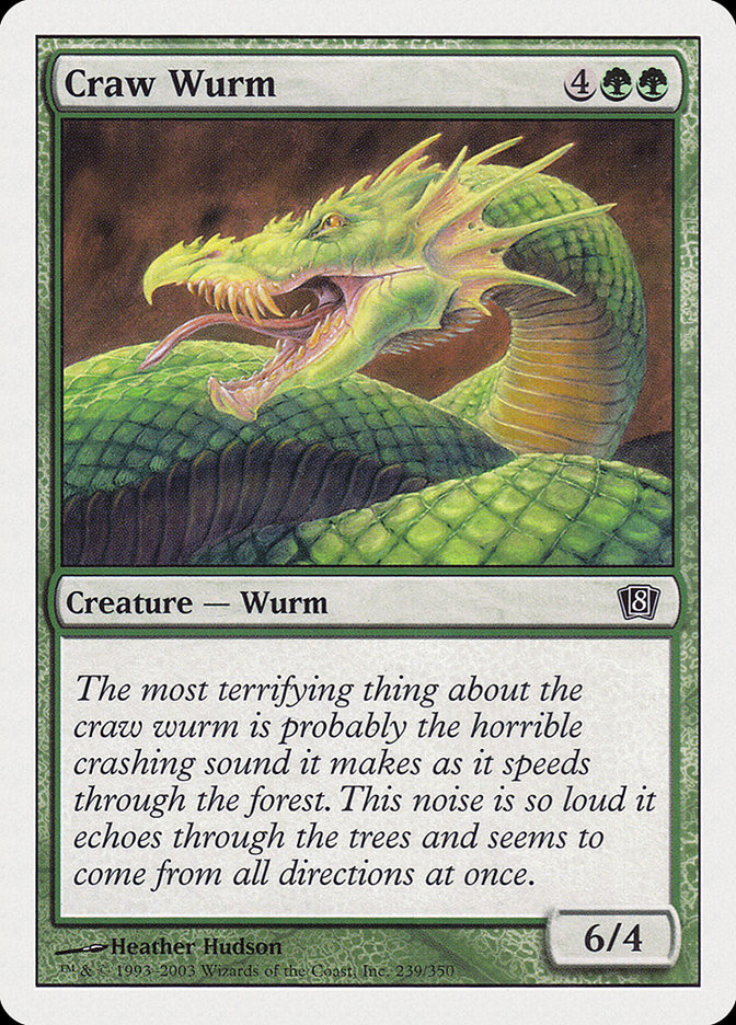 Craw Wurm | 8th Edition | Star City Games