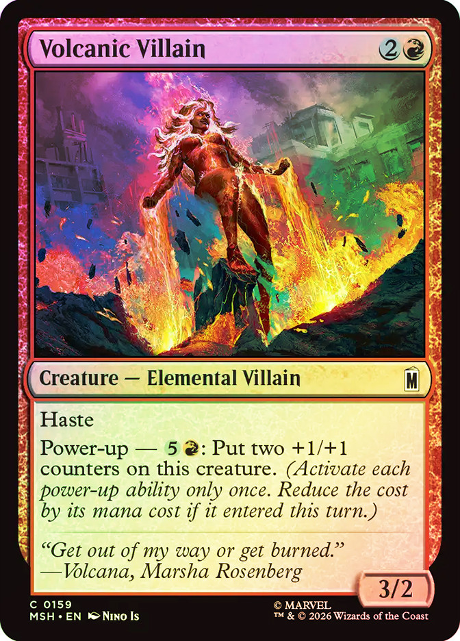 Volcanic Villain | Marvel Super Heroes | Star City Games