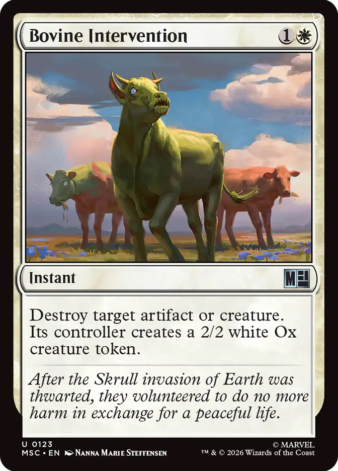 Bovine Intervention | Marvel Super Heroes Commander | Star City Games
