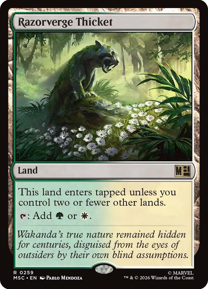 Razorverge Thicket | Marvel Super Heroes Commander | Star City Games