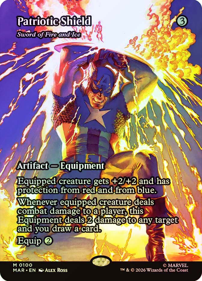 Sword of Fire and Ice (Patriotic Shield) | Marvel Universe | Star