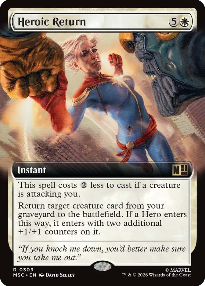 mtg heroic cards Heroic Return | Marvel Super Heroes Commander