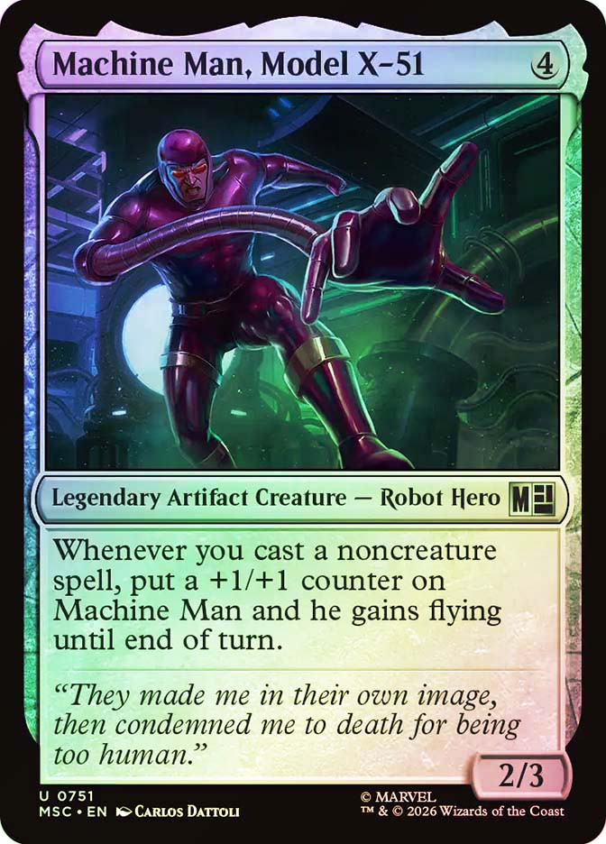 Machine Man, Model X-51 | Marvel Super Heroes Commander | Star