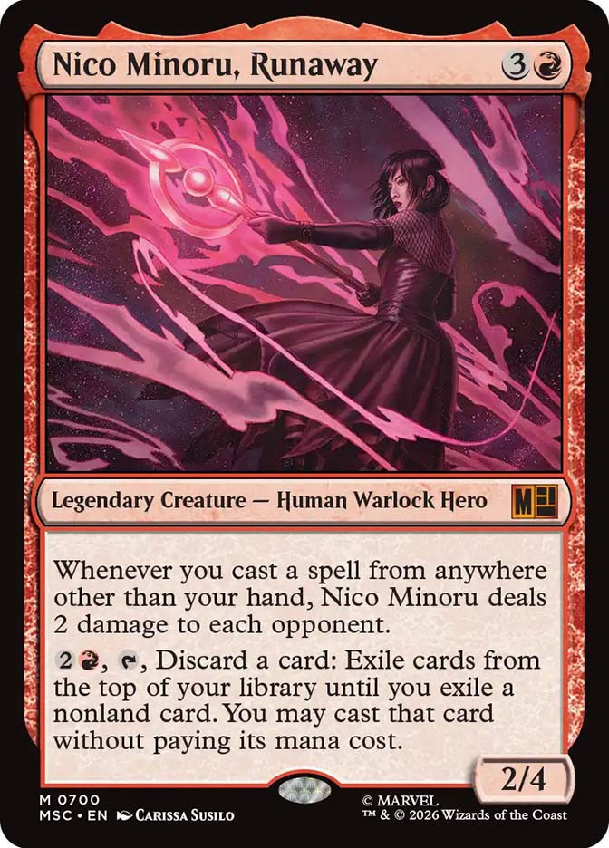 MTG Nico Minoru, Runaway 英語版 Nico Minoru, Runaway | Marvel Super Heroes Commander | Star City Games