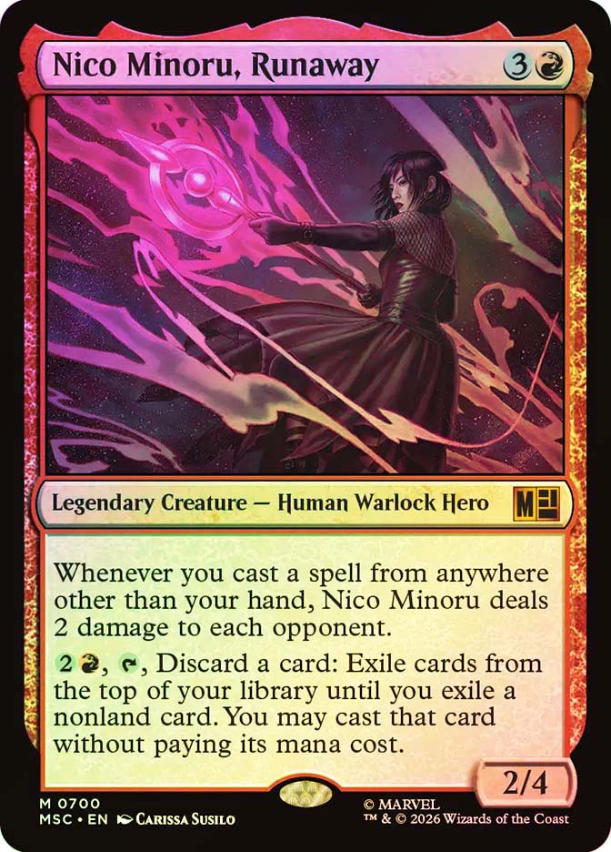 Nico Minoru, Runaway | Marvel Super Heroes Commander | Star City Games